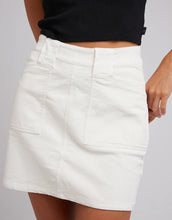 Load image into Gallery viewer, Belle Cord Skirt - Vintage White
