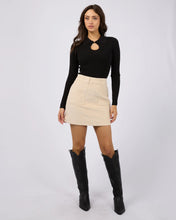 Load image into Gallery viewer, Emma cord Skirt - Vanilla
