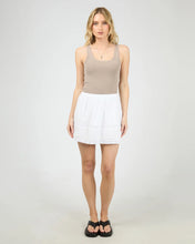 Load image into Gallery viewer, Dusty Mini Skirt - White