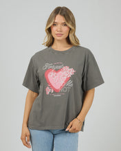 Load image into Gallery viewer, Forget Me Not Box Tee - Char