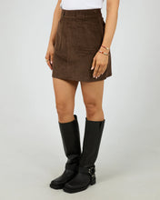 Load image into Gallery viewer, Parker Cord Skirt - Brown