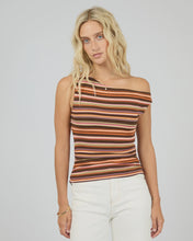 Load image into Gallery viewer, Soleil Off The Shoulder Top - Stripe