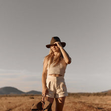 Load image into Gallery viewer, Anderson Olive Green / Packable Wide Brim Fedora