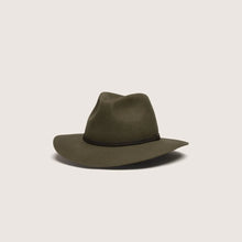 Load image into Gallery viewer, Anderson Olive Green / Packable Wide Brim Fedora