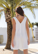 Load image into Gallery viewer, Paros Mini Dress - White