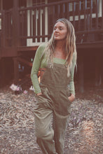 Load image into Gallery viewer, Cord Overalls - Khaki
