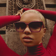 Load image into Gallery viewer, Drive In -Plum Frame / Plum Pink Lens