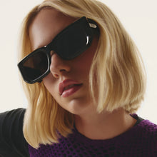 Load image into Gallery viewer, Tell me More -Black Frame / Smoke Lens