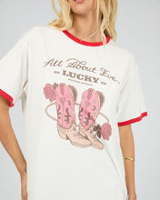 Load image into Gallery viewer, Lucky Cowboy Tee - White