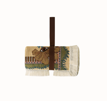 Load image into Gallery viewer, Woven Throw Eye of the Jungle - Dune