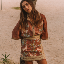 Load image into Gallery viewer, Eye of the Jungle Wrap Skirt - Hazel
