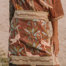 Load image into Gallery viewer, Eye of the Jungle Wrap Skirt - Hazel