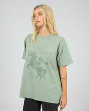 Load image into Gallery viewer, Giddy Up Relaxed Tee - Sage