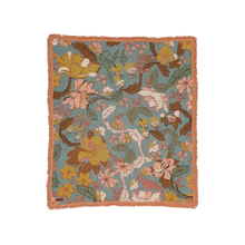 Load image into Gallery viewer, Wandering Throw -  Flora  - Apricot

