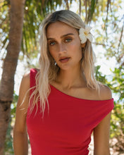 Load image into Gallery viewer, Kylie Off shoulder Top - Red