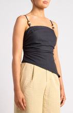 Load image into Gallery viewer, Alyssa Beaded Top - black