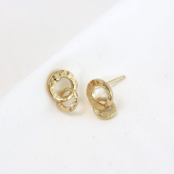 Loving Earrings in Gold