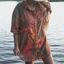 Load image into Gallery viewer, Cuban Tropical Shirt - Coffee
