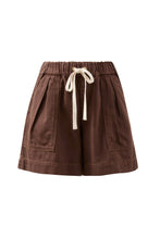 Load image into Gallery viewer, Darcy Relaxed Everyday Short - Choc
