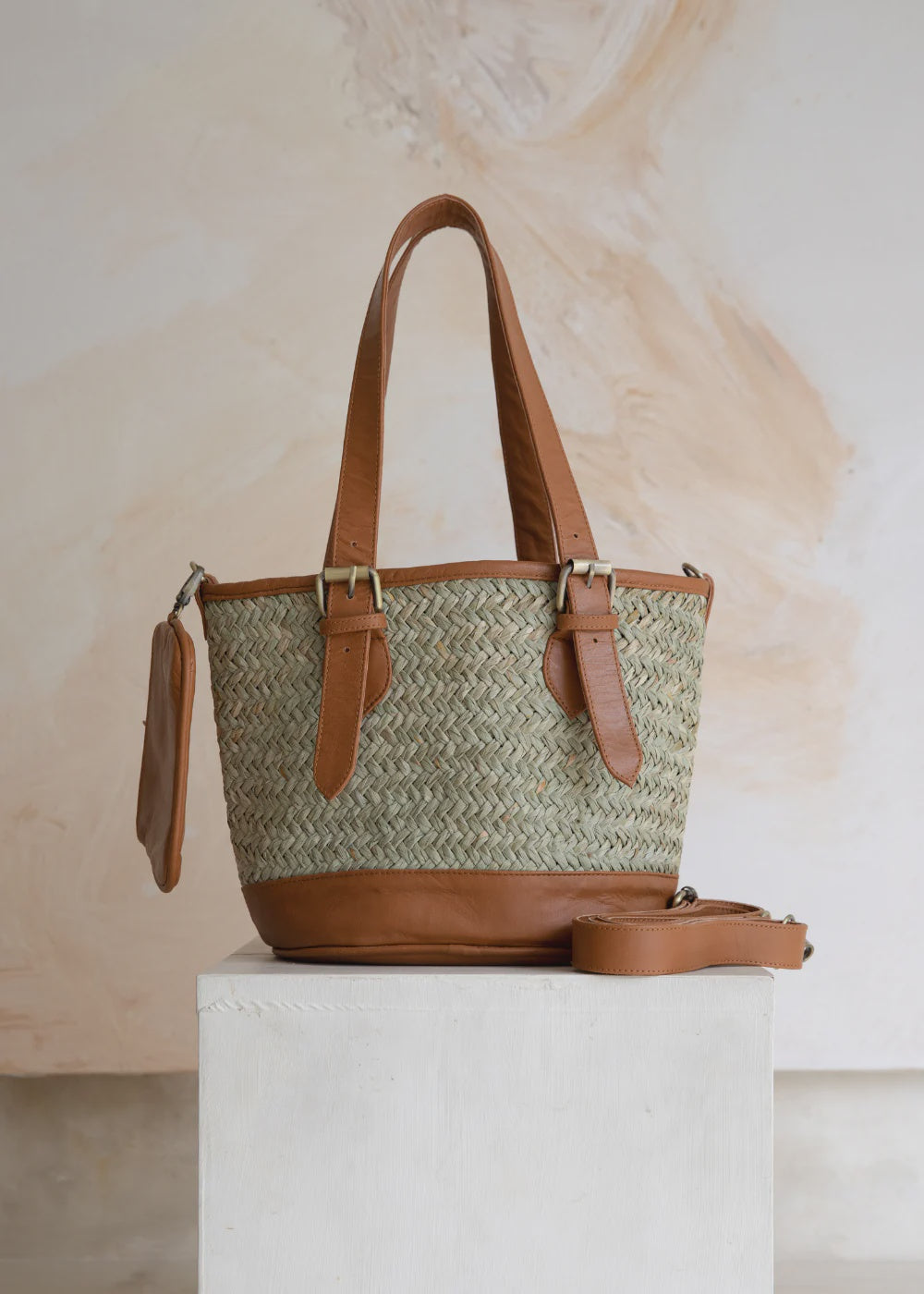 Odette Bucket Bag - Tan