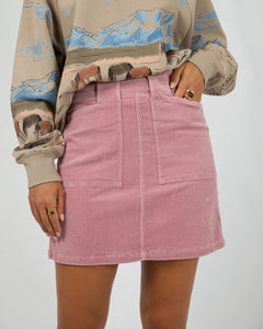 Bailey Cord Skirt - Quarz