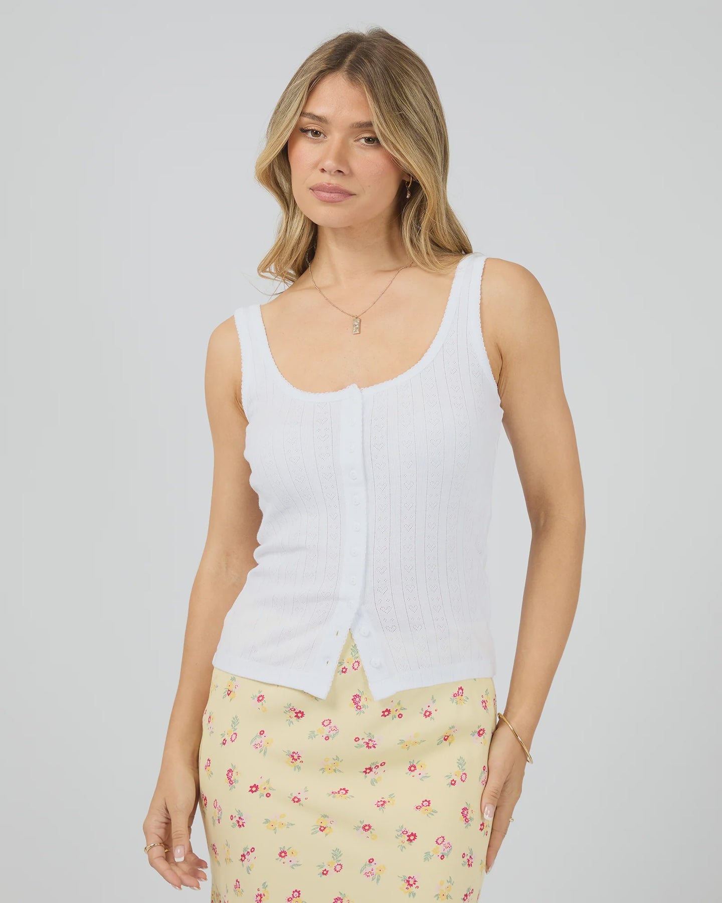 Tia Tank - White
