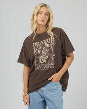 Load image into Gallery viewer, Prairie Relaxed Tee - Brown
