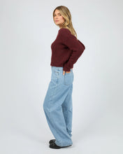 Load image into Gallery viewer, Ivy Knit Jumper - Wine
