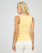 Load image into Gallery viewer, Willow Rib Tank - Yellow
