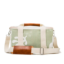 Load image into Gallery viewer, The Premium Cooler Bag -  benoit jade green jacquard

