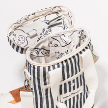 Load image into Gallery viewer, The Wine Cooler Tote Bag - Laurens Navy Stripe
