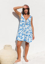 Load image into Gallery viewer, Paros Mini Dress - Tie dye Ocean
