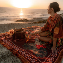 Load image into Gallery viewer, Cuban Tropical Picnic Rug - Bronze

