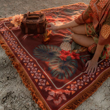 Load image into Gallery viewer, Cuban Tropical Picnic Rug - Bronze
