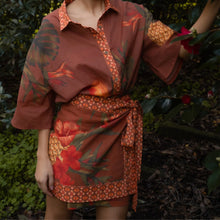 Load image into Gallery viewer, Cuban Tropical Shirt - Coffee
