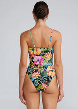 Load image into Gallery viewer, Lush Tropics Bandeau One Piece
