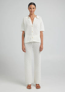 Mimosa Knit Pant - Gardenia
