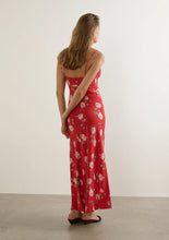 Load image into Gallery viewer, Anne Tie Slip Maxi Dress - Rd

