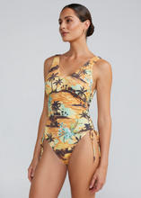 Load image into Gallery viewer, Palm Beach Deep V One Piece - Sunset
