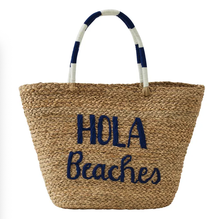Load image into Gallery viewer, Hola Beaches Seagrass Tote Bag
