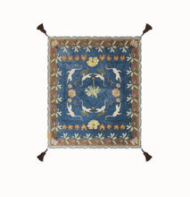 Load image into Gallery viewer, Eye of the Jungle Picnic Rug - Lagoon
