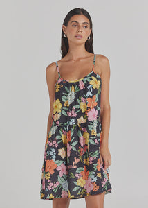 Tropics Slip Babydoll Dress - Hibiscus
