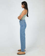 Load image into Gallery viewer, Washed Rib Lace tank - Sage
