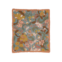 Load image into Gallery viewer, Woven Throw -  Flora  - Apricot
