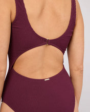 Load image into Gallery viewer, Phoenix rib Underwire One pc - Wine
