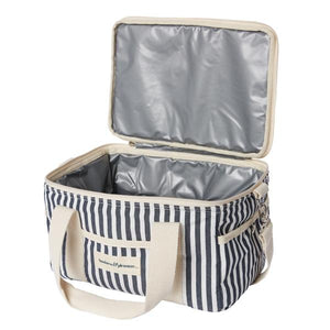 The Premium Cooler Bag - Navy Stripe - Bohemian Sundays, Business and Pleasure Co., Buy Boho Bohemian Clothing Online Australia, Kivari, Arnhem, Rowie, Will and Bear, Wandering Folk, Skinned,