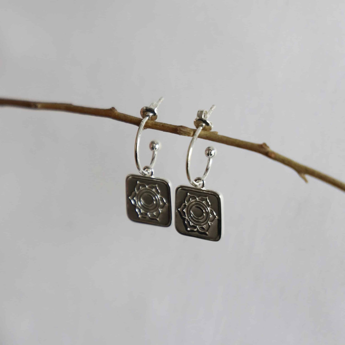Sacred Earrings - Silver