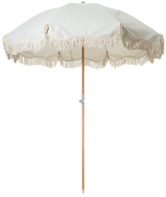 BUSINESS & PLEASURE PREMIUM BEACH UMBRELLA-LAURENS SAGE - Bohemian Sundays, Business and Pleasure Co., Buy Boho Bohemian Clothing Online Australia, Kivari, Arnhem, Rowie, Will and Bear, Wande