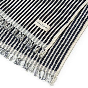 The Beach Towel - LAUREN'S NAVY STRIPE