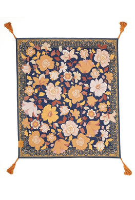 Grandé Fleur Picnic Rug - Nightshade - Bohemian Sundays, Wandering Folk, Buy Boho Bohemian Clothing Online Australia, Kivari, Arnhem, Rowie, Will and Bear, Wandering Folk, Skinned, Barefoot 